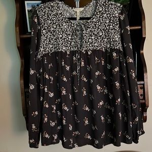 MATILDA JANE In the Breezeway Blouse, size XL, GUC.